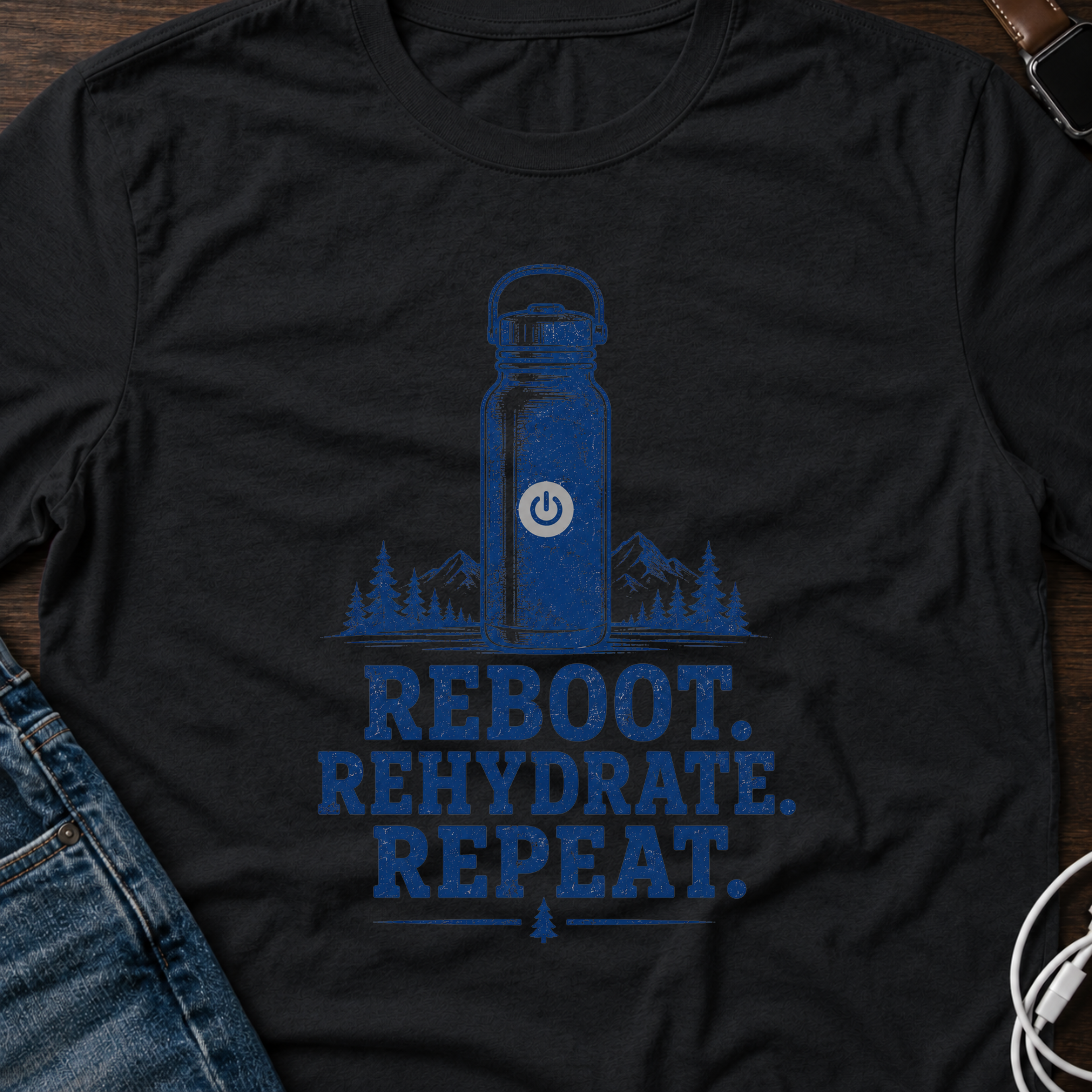 Reboot. Rehydrate. Repeat. T-Shirt