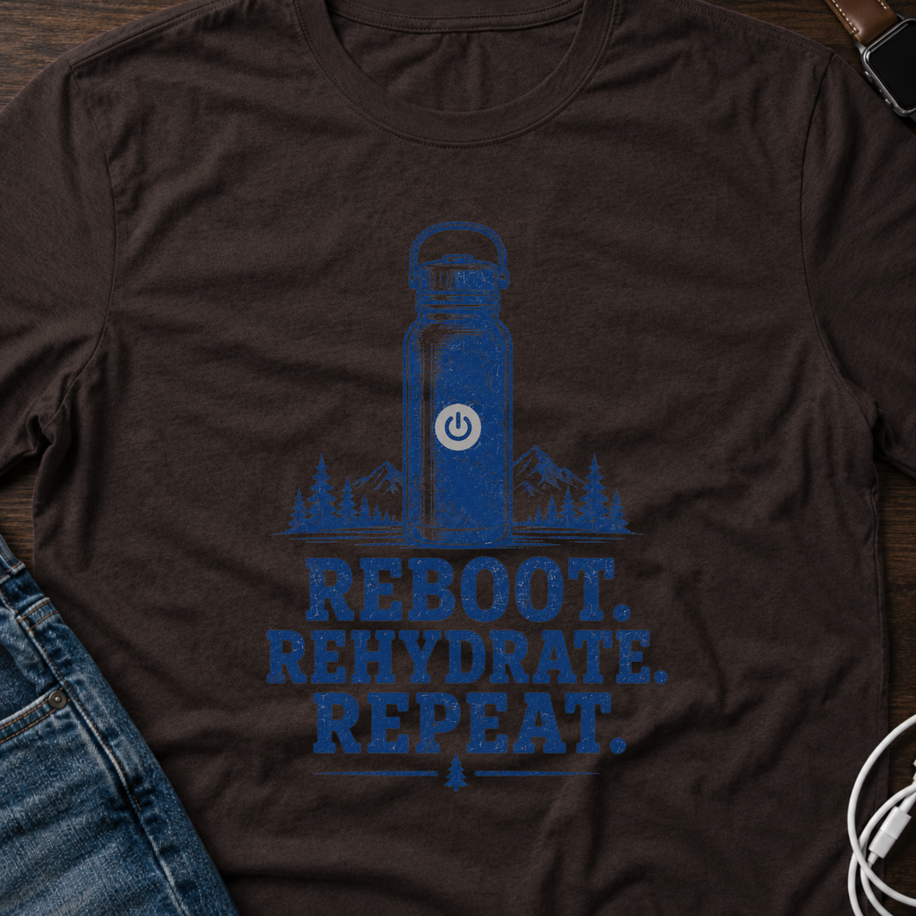 Reboot. Rehydrate. Repeat. T-Shirt