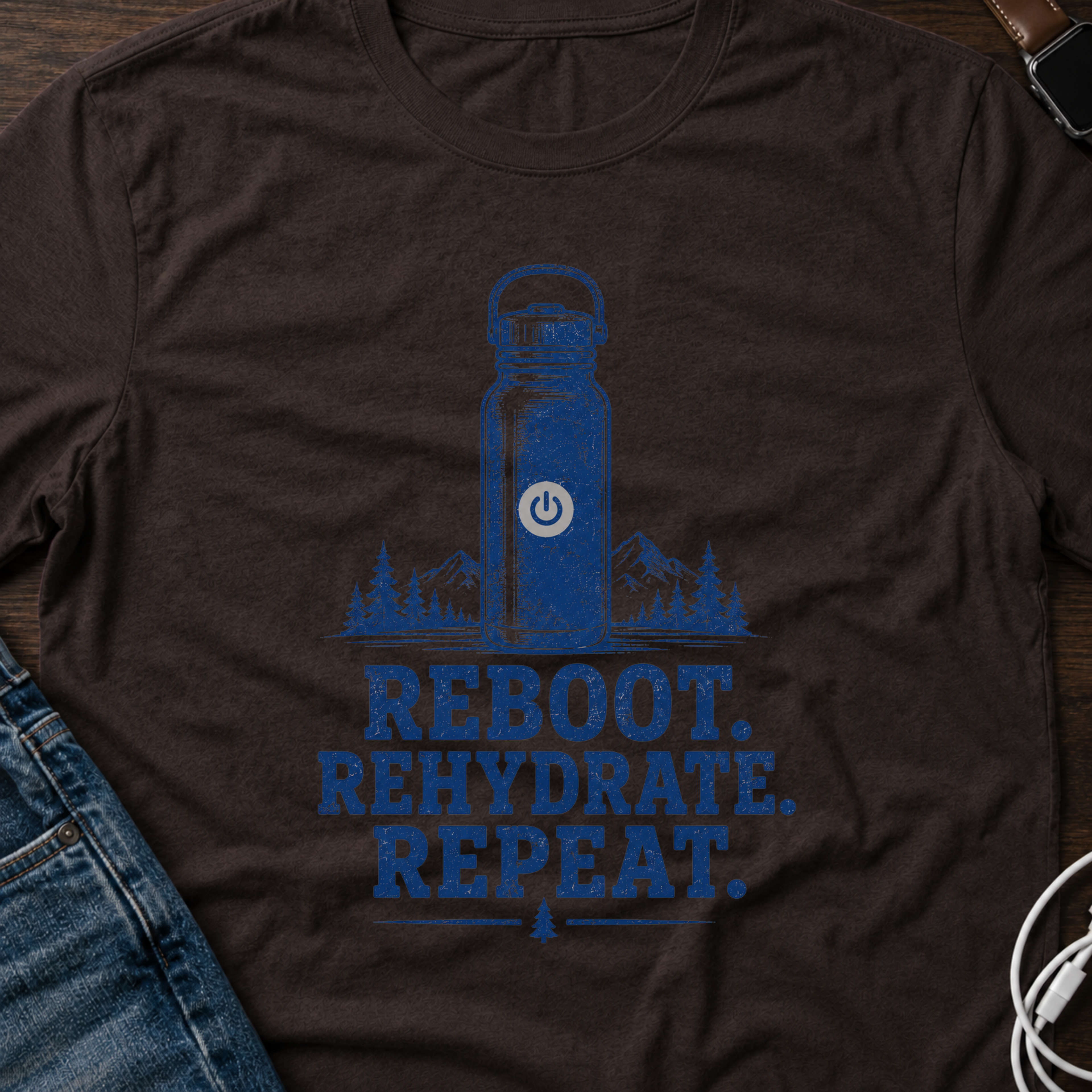 Reboot. Rehydrate. Repeat. T-Shirt