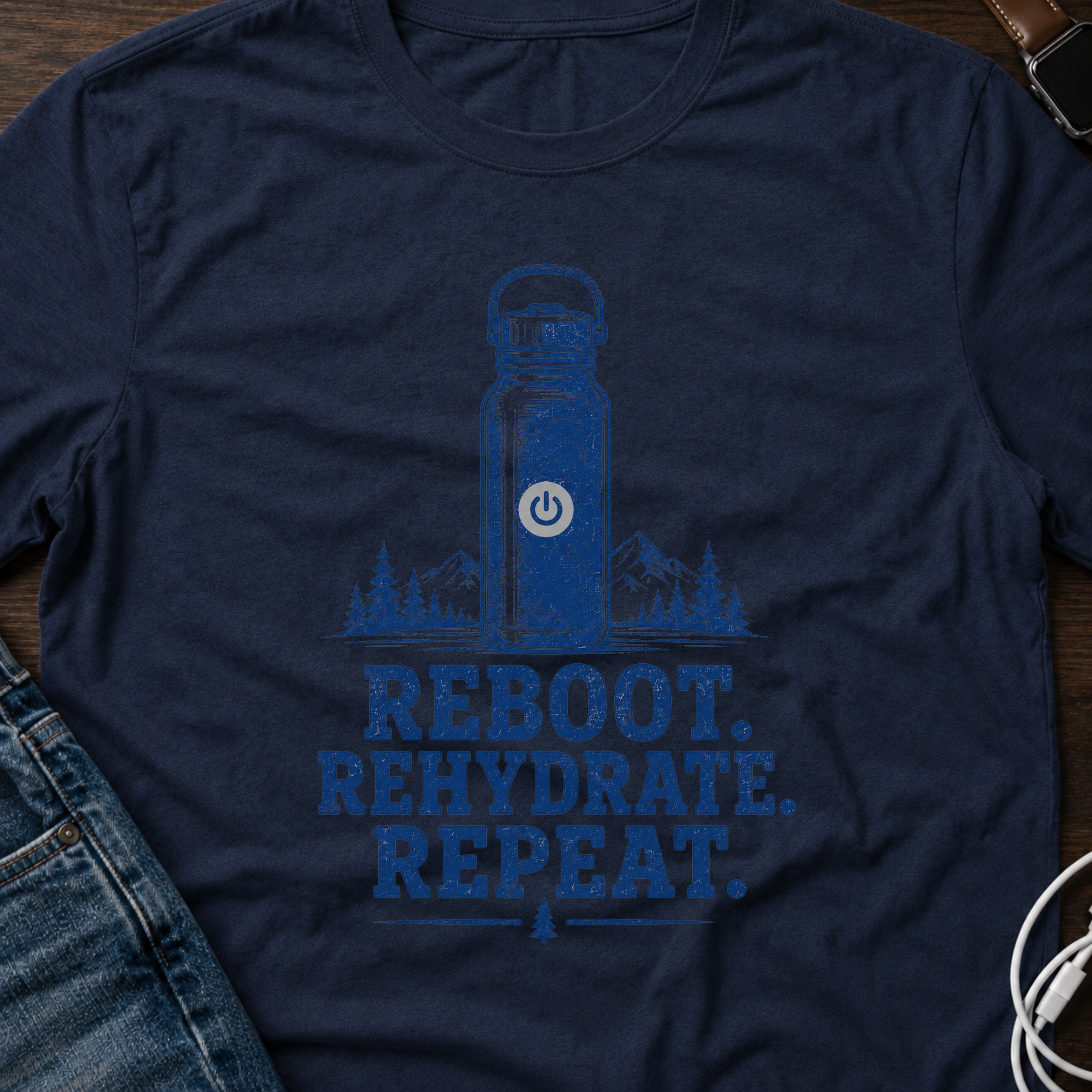 Reboot. Rehydrate. Repeat. T-Shirt