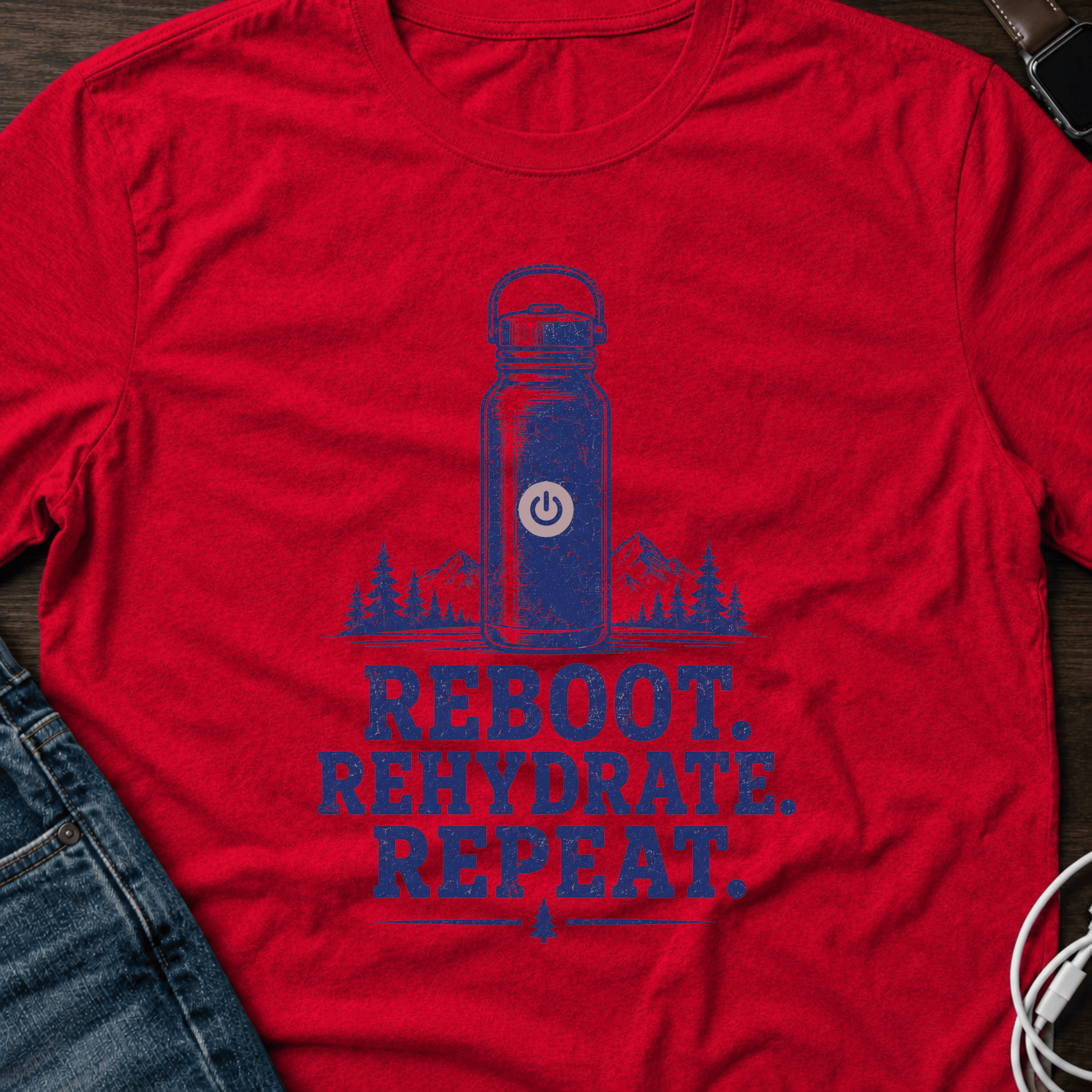Reboot. Rehydrate. Repeat. T-Shirt
