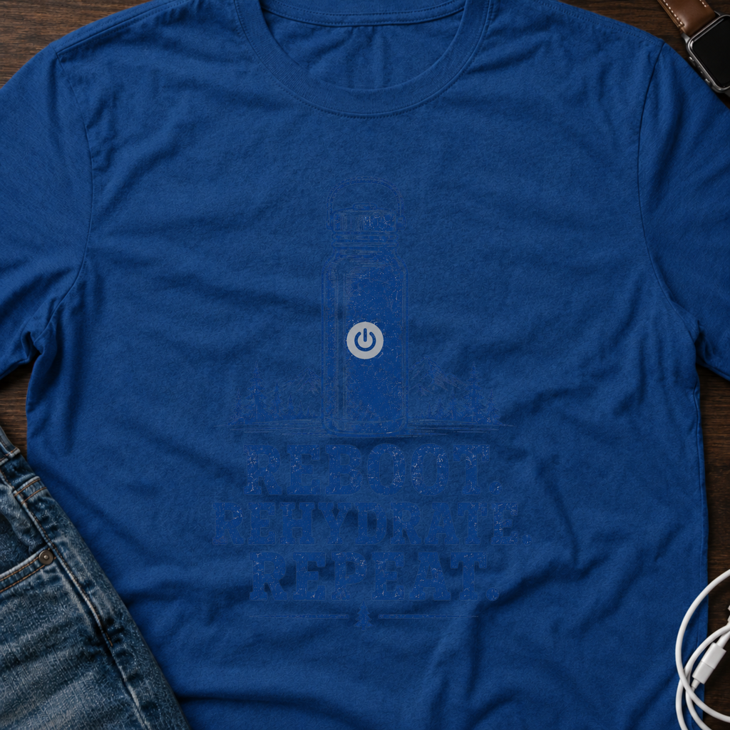 Reboot. Rehydrate. Repeat. T-Shirt
