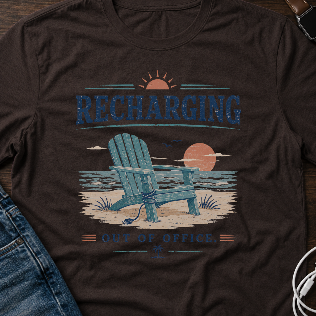 Recharging Out of Office T-Shirt