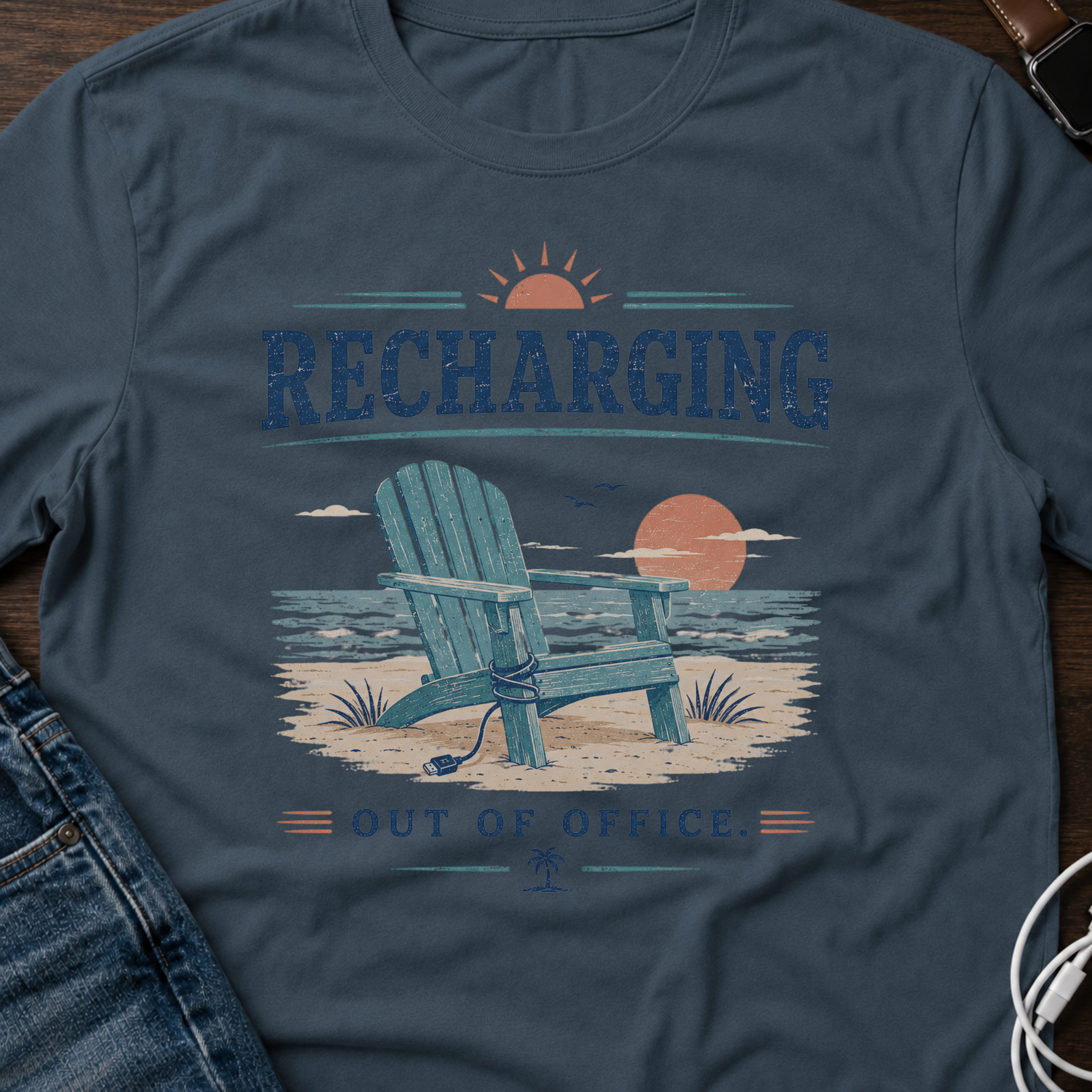 Recharging Out of Office T-Shirt