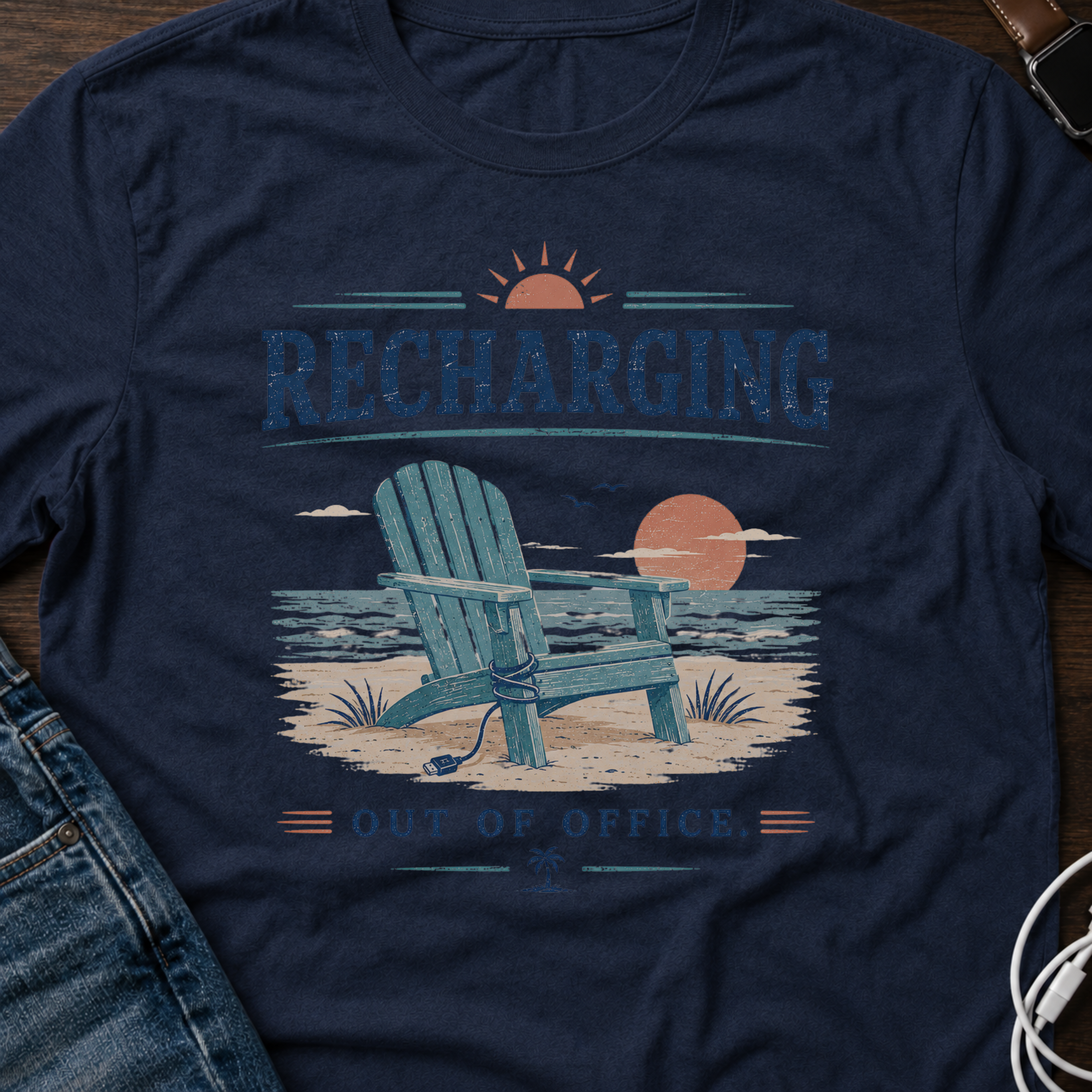 Recharging Out of Office T-Shirt