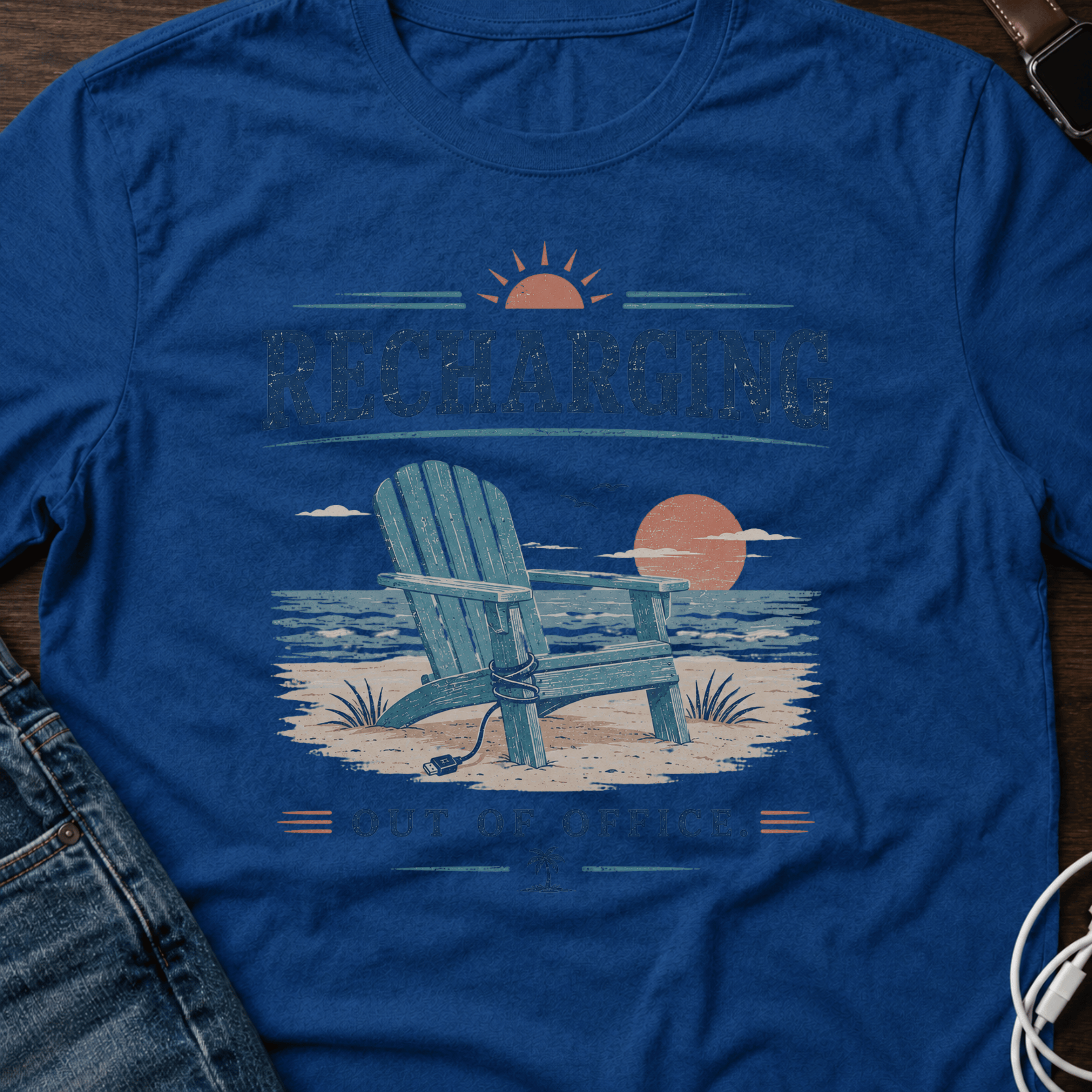 Recharging Out of Office T-Shirt