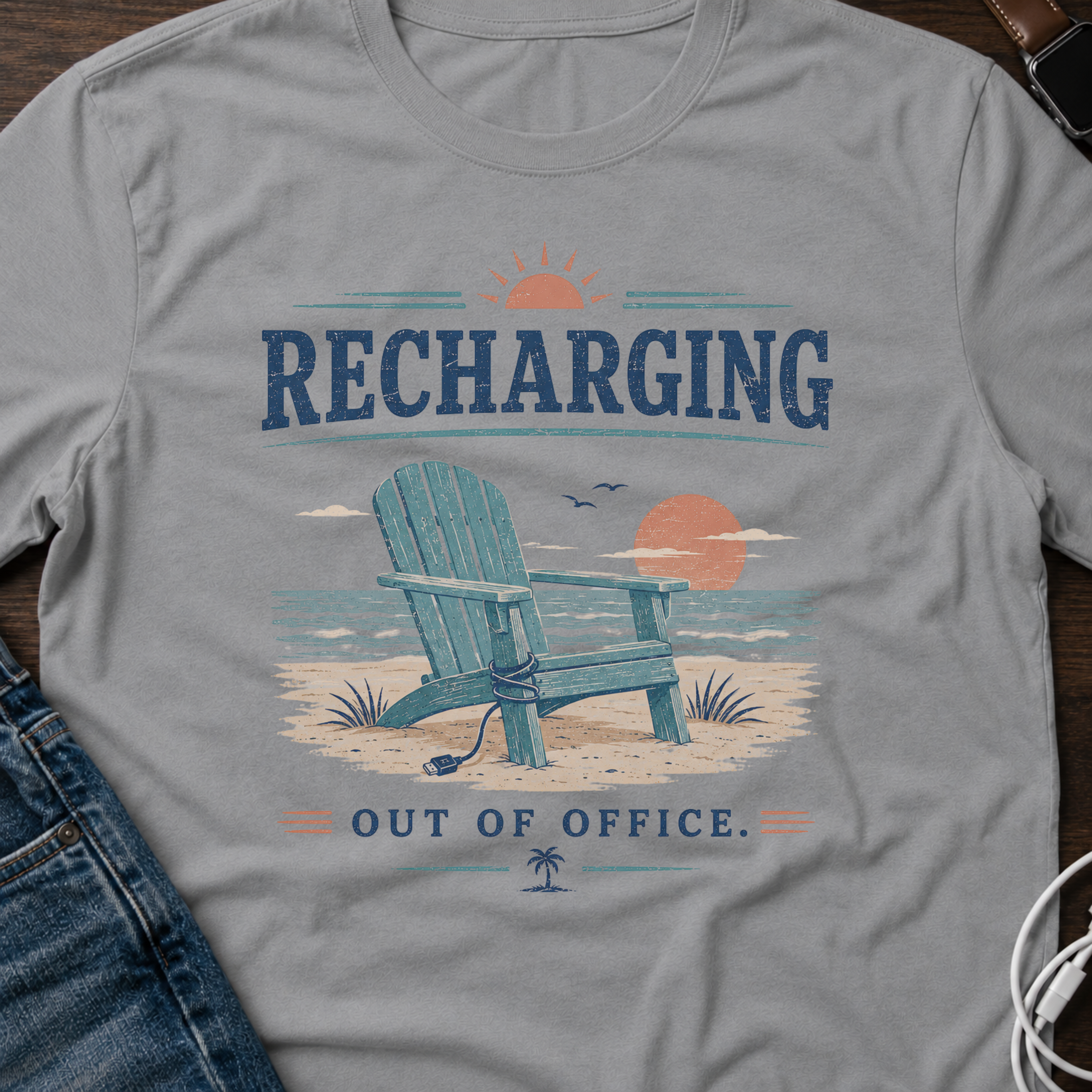 Recharging Out of Office T-Shirt