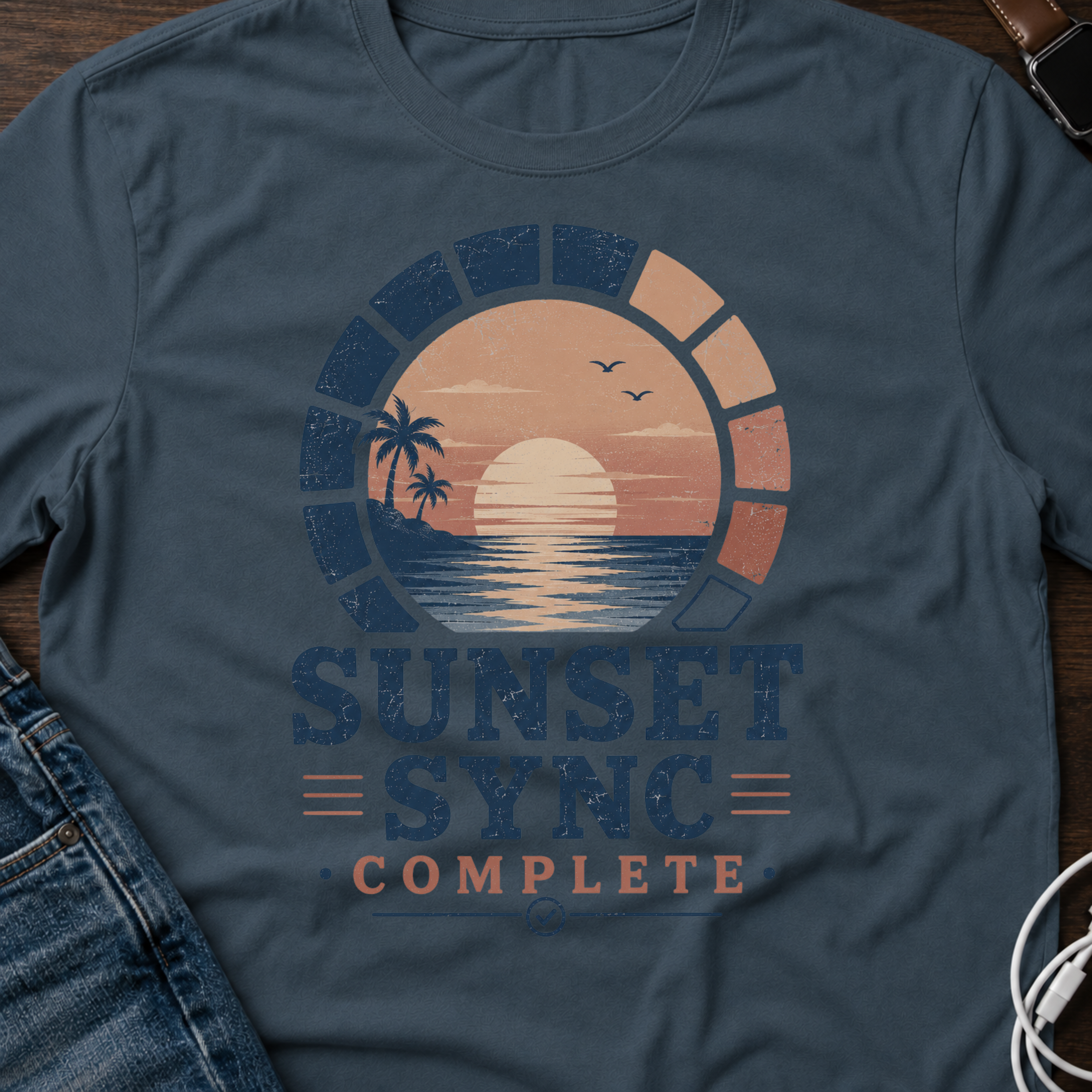 Sunset Sync Complete T-Shirt
