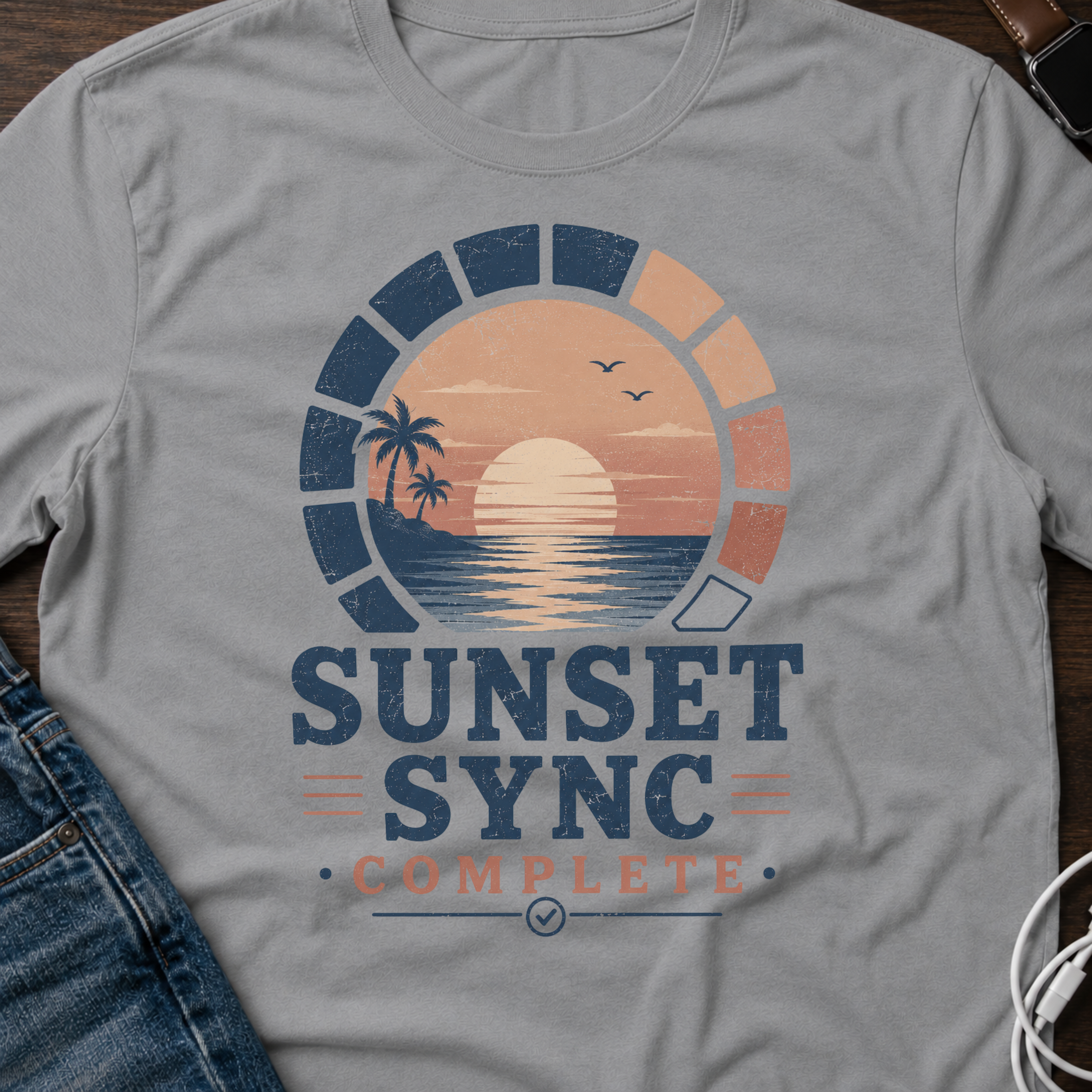 Sunset Sync Complete T-Shirt