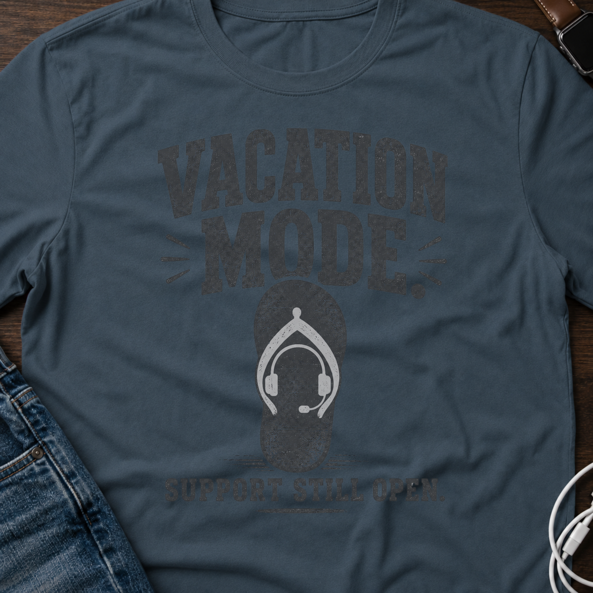Vacation Mode Support Still Open T-Shirt